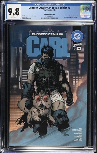 Dungeon Crawler Carl 0 CGC 9.8 Special Edition ABSOLUTE BATMAN 1 Cover Homage 