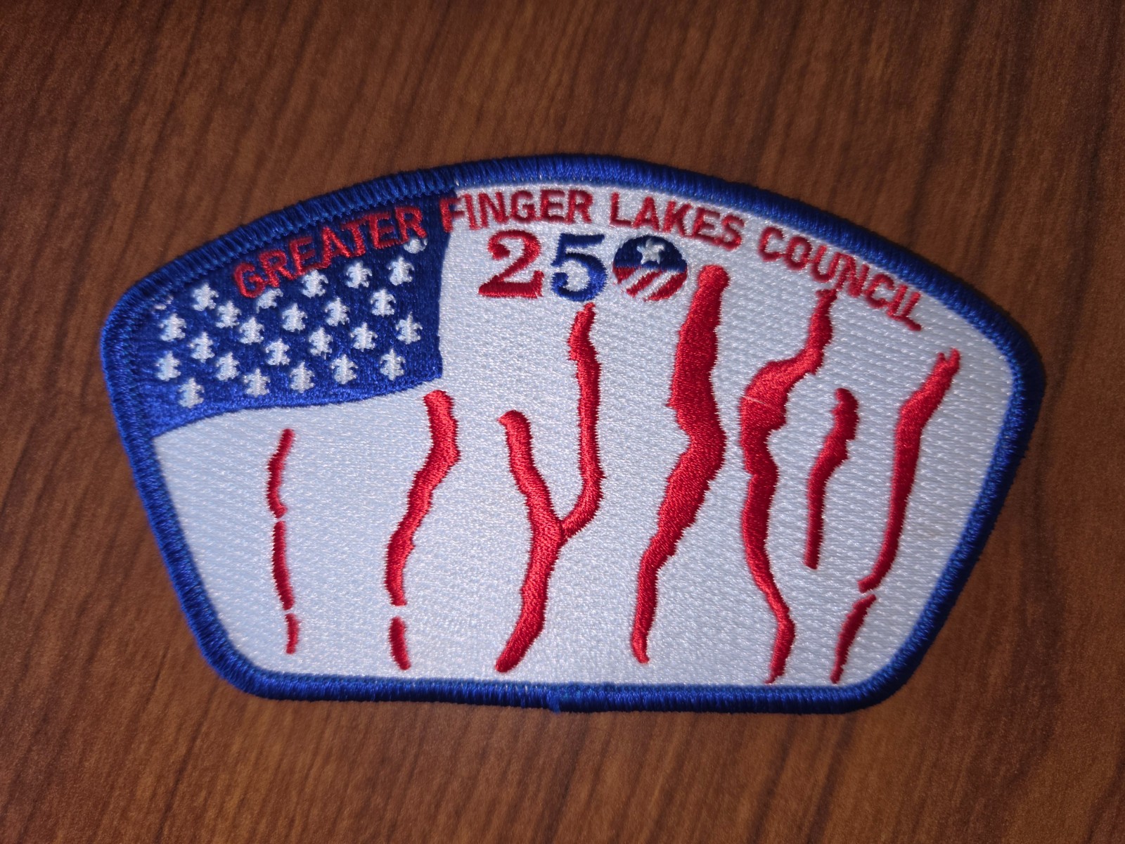 America's 250th Celebration Greater Finger Lakes Council special issue patch