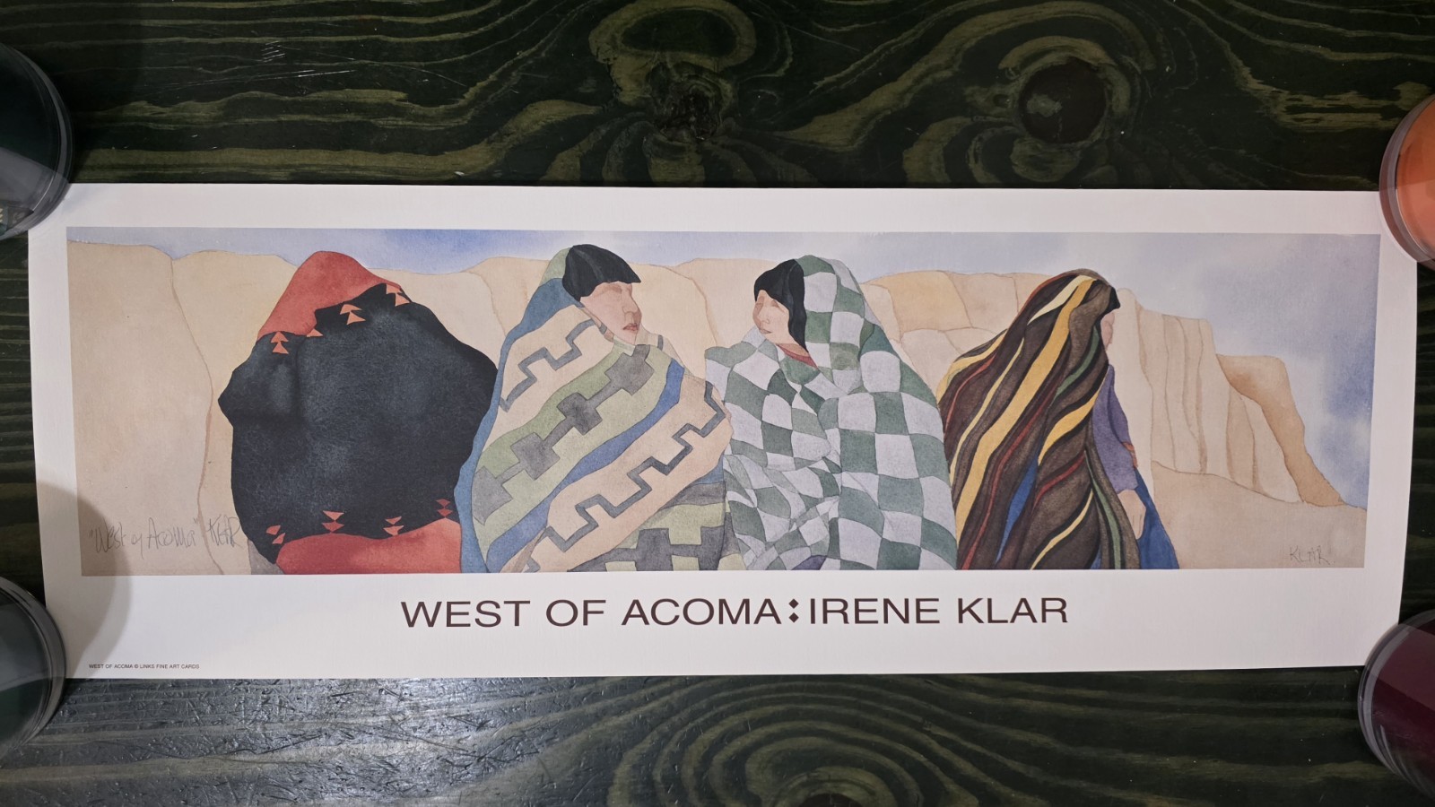 Irene Klar Signed Art Prints November Moon West of Acoma Native Southwest