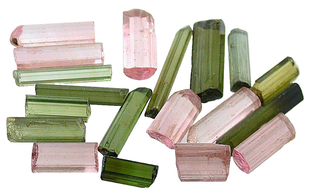 4.30 Grams 21.50 Carat Slender Clean Tourmaline Crystal Facet Gemstone Rough