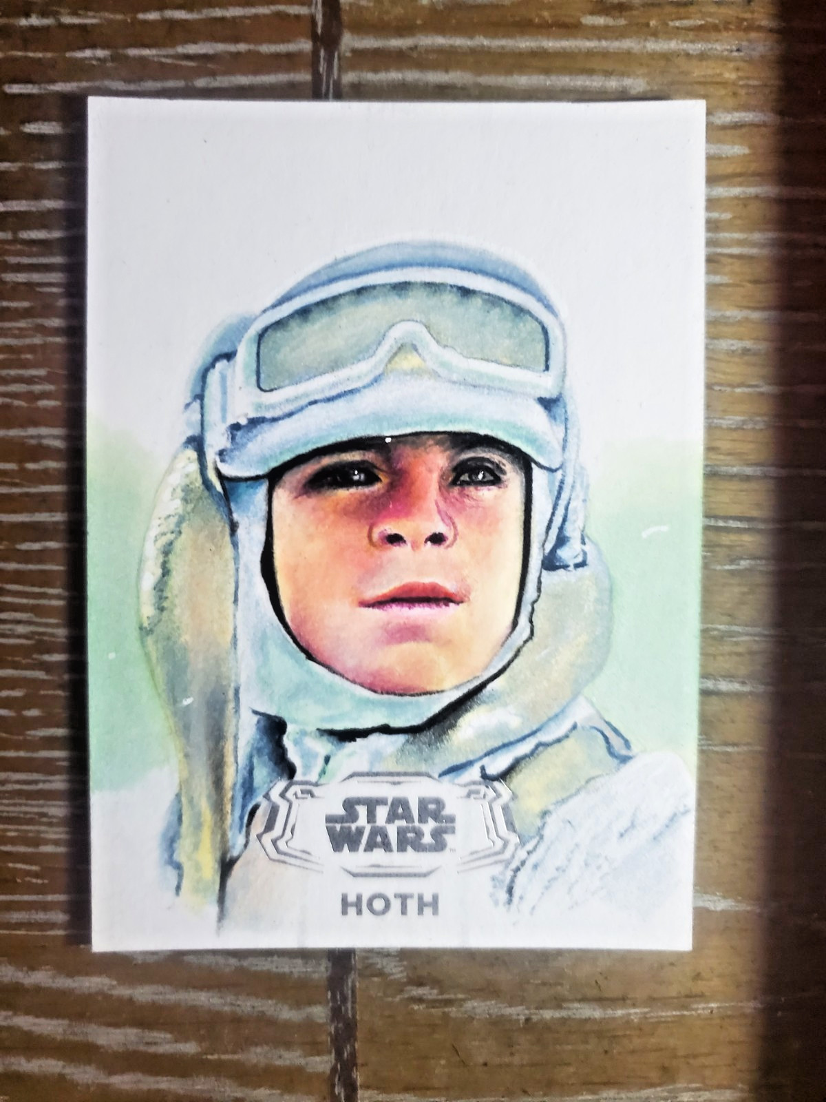 2024 Topps Star Wars Hyperspace 1/1 Original Sketch Card Hoth Luke Skywalker