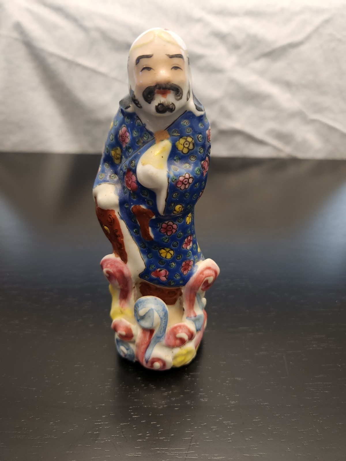 Vintage Chinese Famille Rose porcelain Li Tieguaifigurine