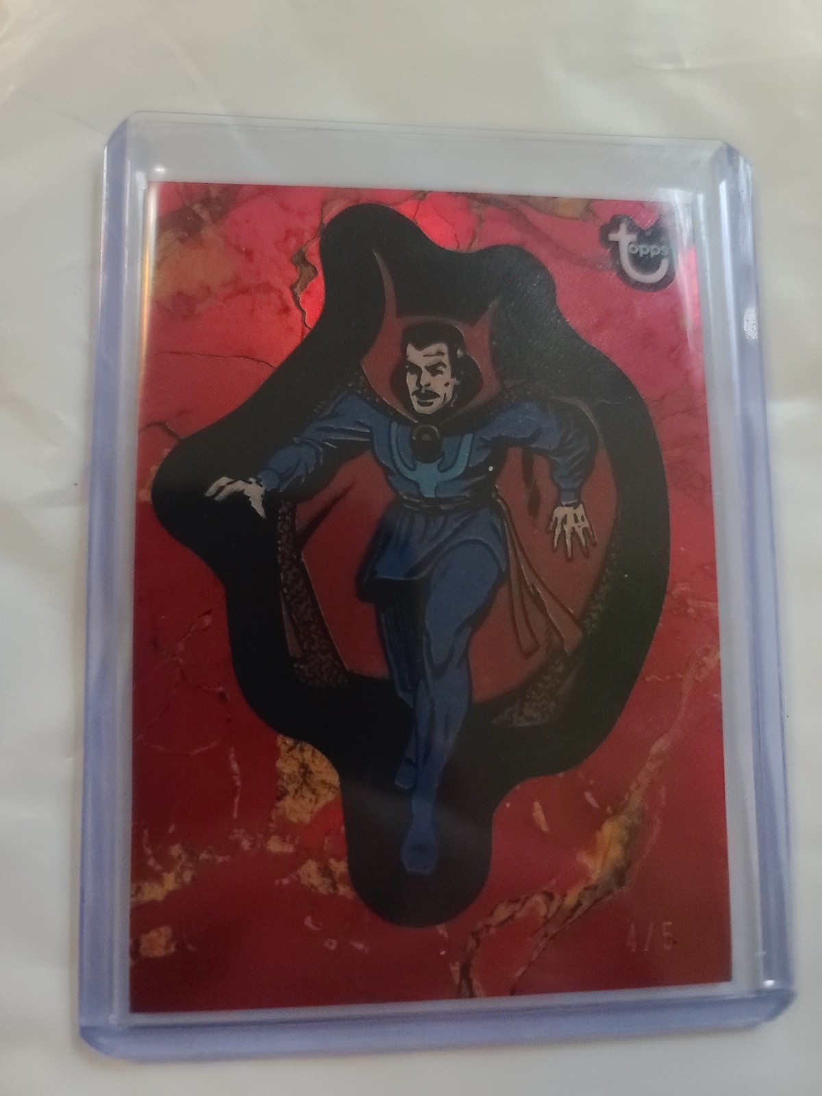 2025 Topps Comic Book Heroes Doctor Strange Red Refractor /5