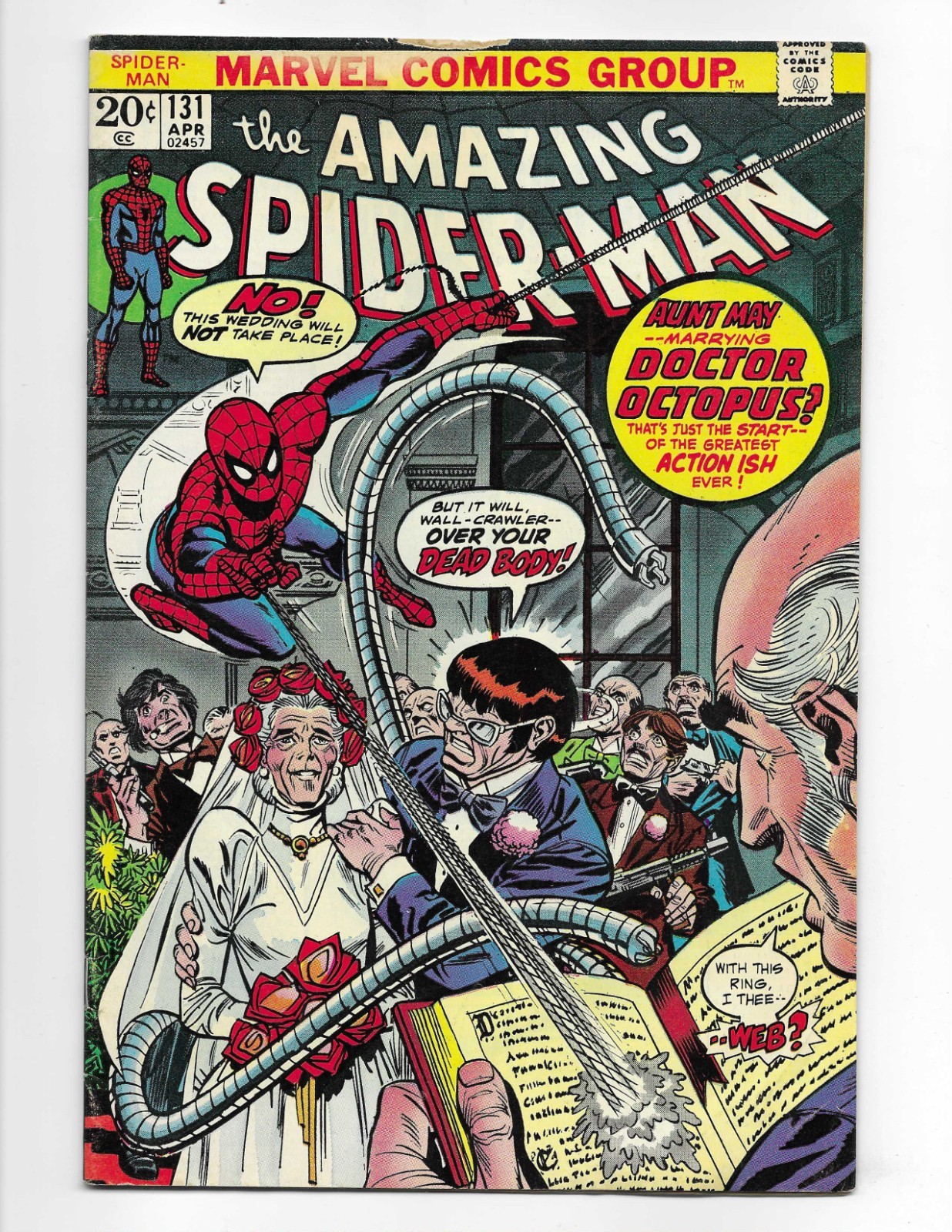Amazing Spider-Man 131 1974 Marvel Comics VG 4.0 Doctor Octopus Mary Jane