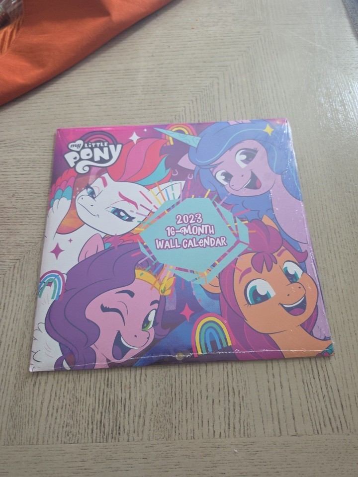 MY LITTLE PONY 2023 16-MONTH WALL CALENDAR SEALED NEW 10x10 Beautiful Arts MLP