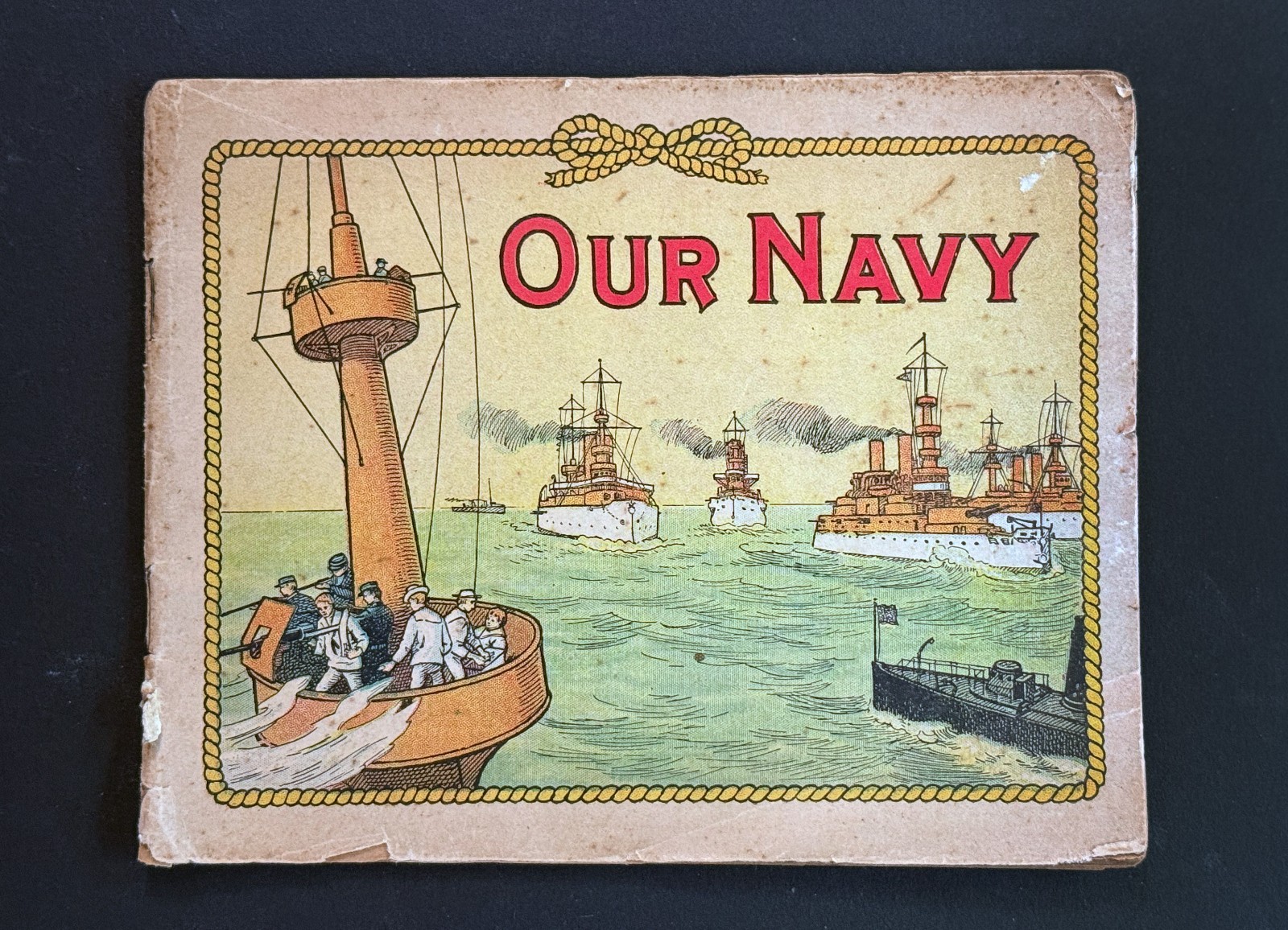 Antique Dr Miles Our Navy Booklet 1907 Nervine Quack Medicine Battleship
