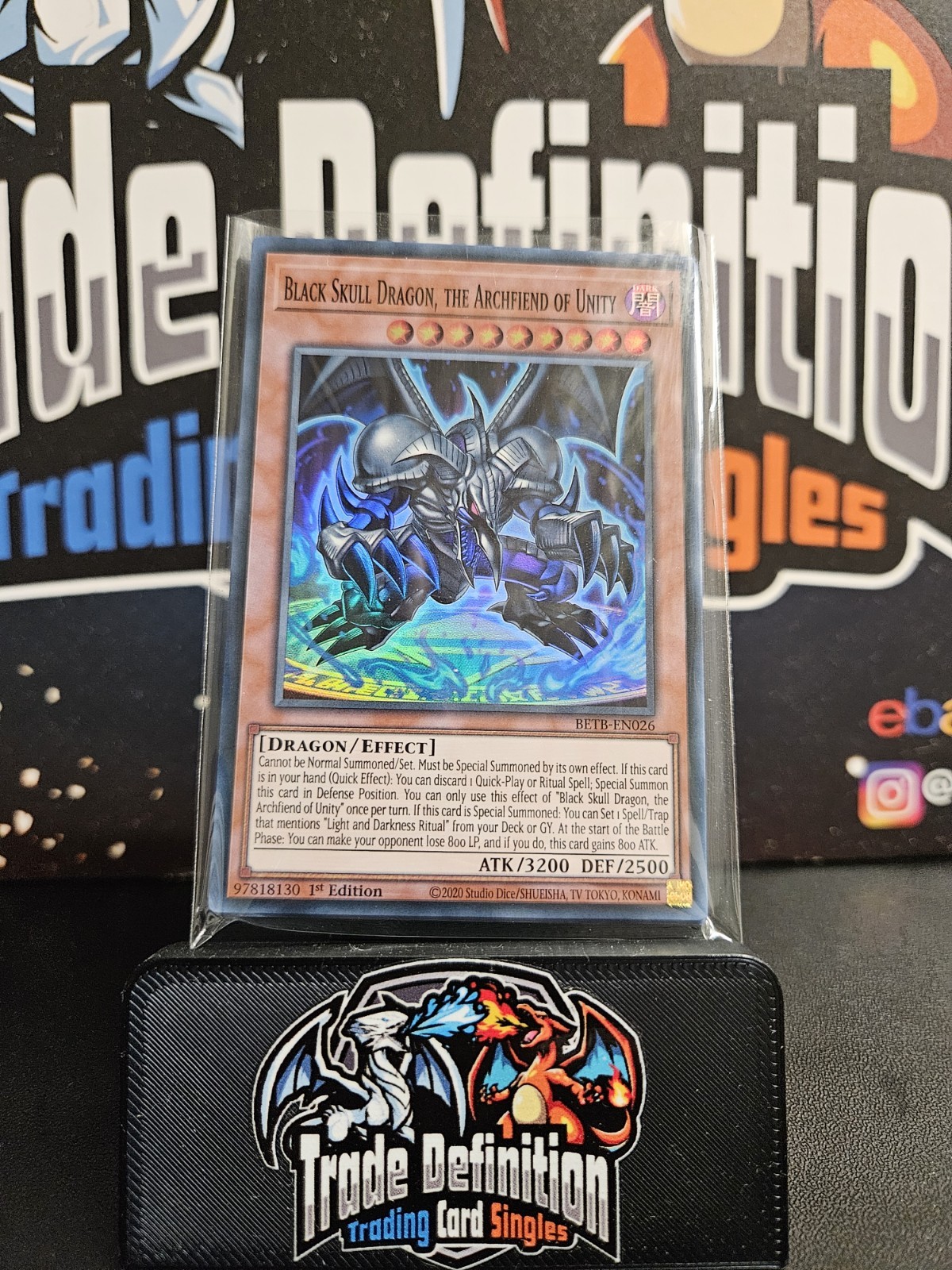 Yugioh BETB-EN026 - Black Skull Dragon, the Archfiend of Unity - Super Rare