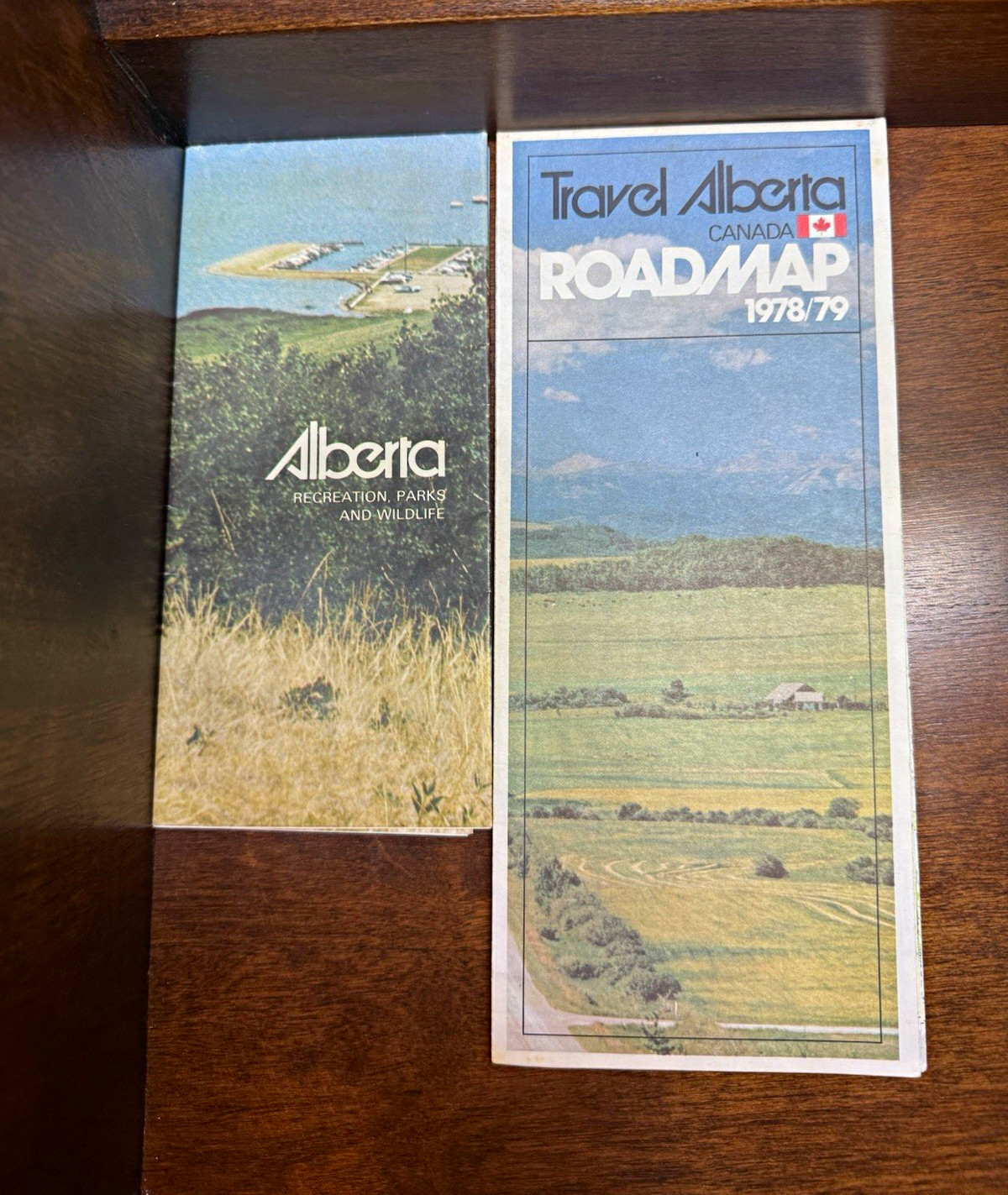 Alberta Canada Tourist Maps & Brochures Lot Road Map, South-East Street Maps