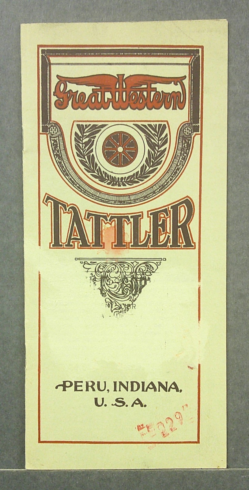 1913 Great Western \