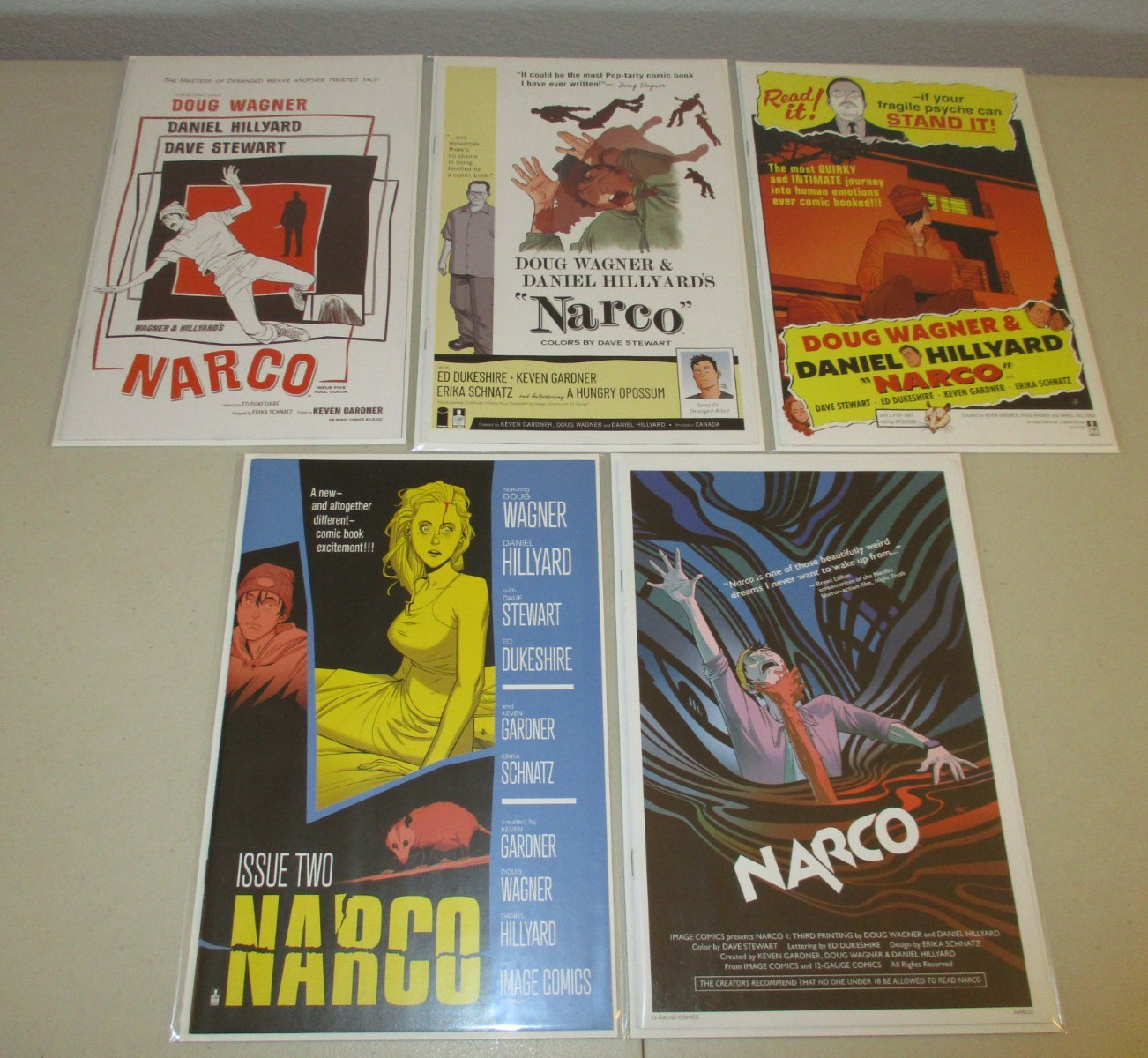 Narco #1-5 (Complete Variant Series) VF/NM, Image 2026, Doug Wagner 1 2 3 4 5