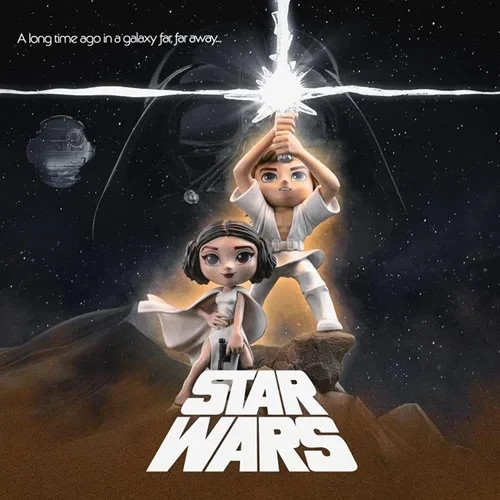 PRESALE Star Wars: A New Hope Luke and Leia MiniCo Vinyl Figure BY IRON STUDIOS
