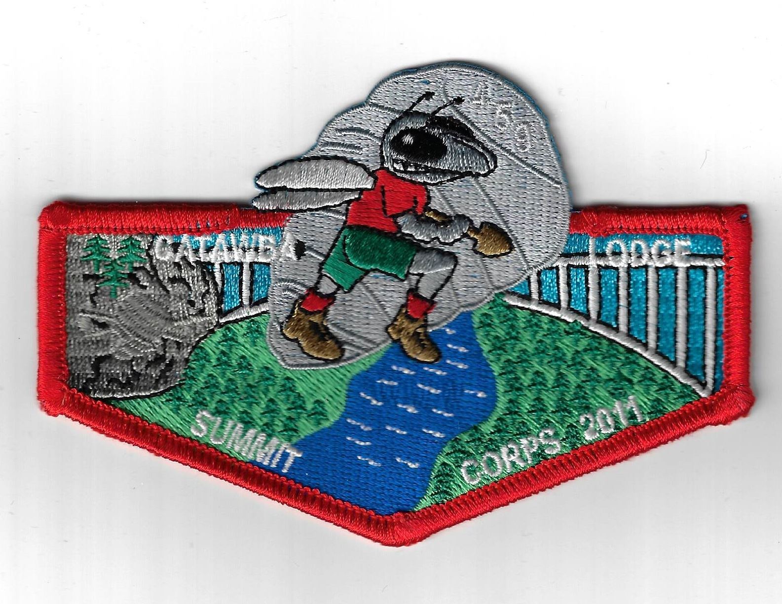 2011 Catawba Lodge Summit Corps  RED Bdr.