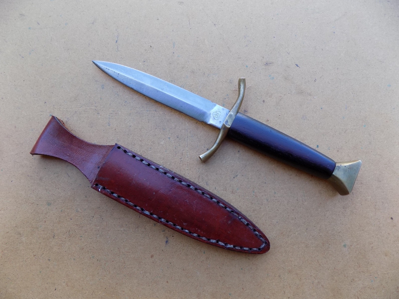 Vintage Jim Hrisoulas Custom Fighting Knife Dagger