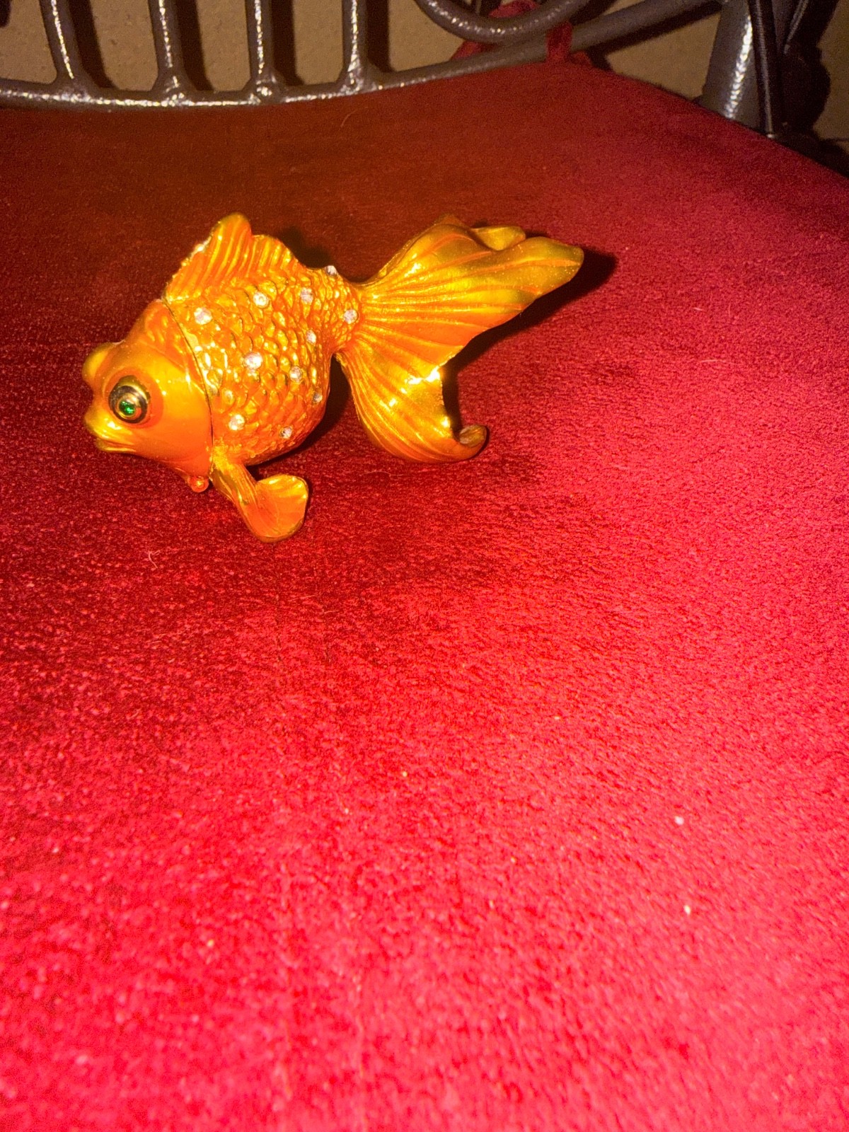 Decorative Enamel Elephant Trinket Box