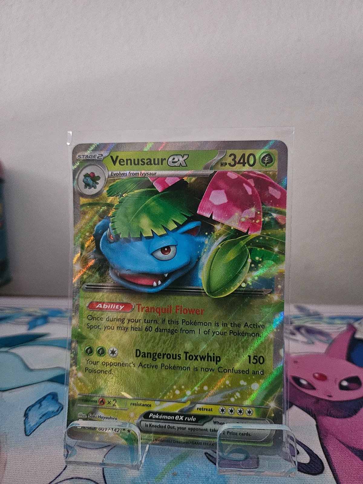 Venusaur ex 001/142 Sv07: Stellar Crown Holo