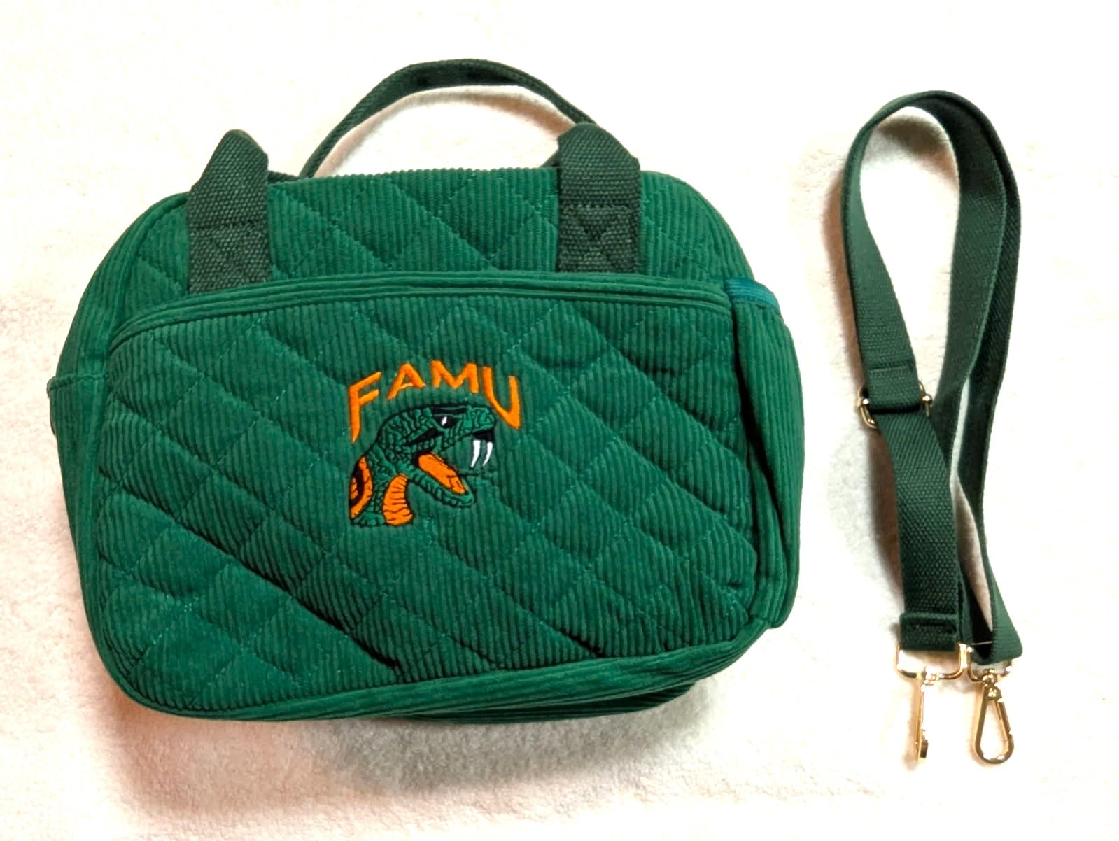 FLORIDA A&M UNIVERSITY Lunch Cooler Tote Bag Insulated Embroidered FAMU - HBCU