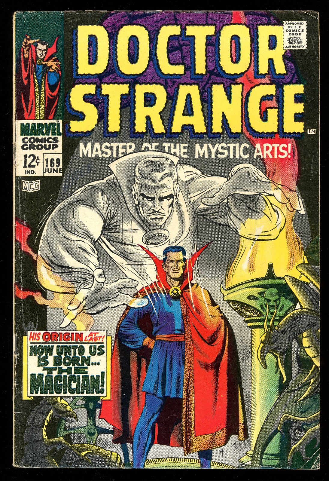 Doctor Strange #169 (Marvel, 1968) VG/FN 5.0 - Key Issue