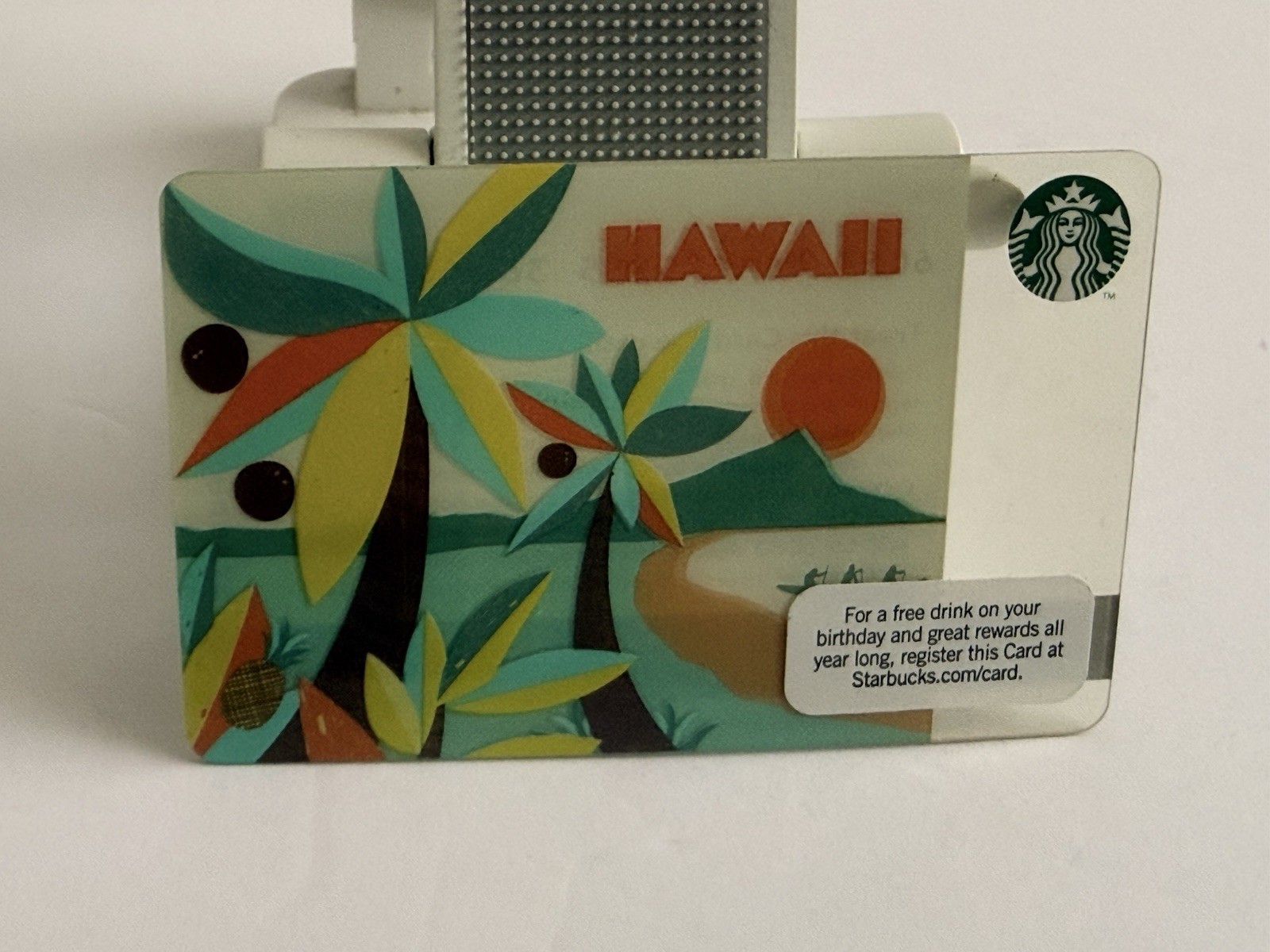 STARBUCKS Gift Card Hawaii  2010 Diamond Head Palms New NO VALUE