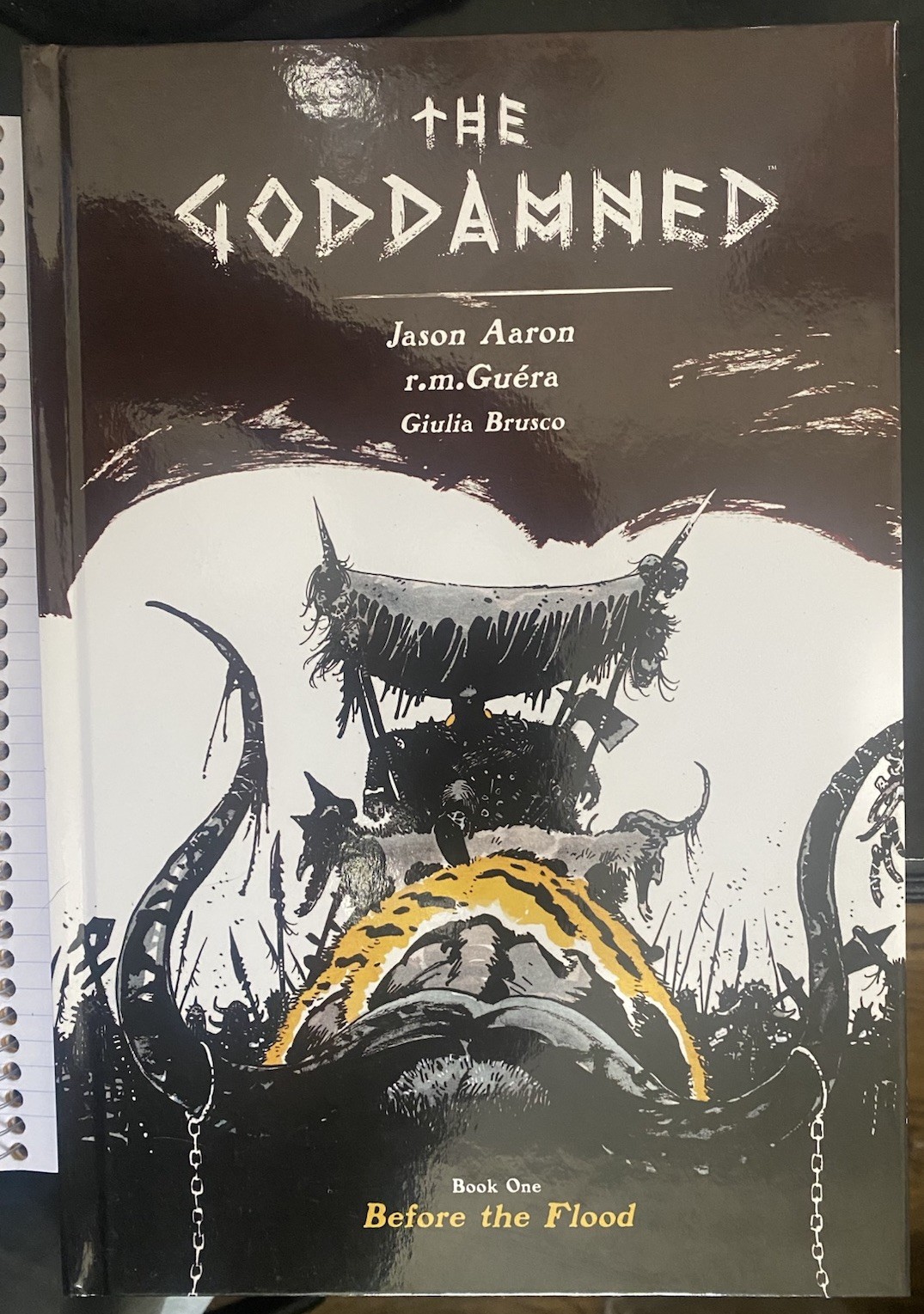 THE GODDAMNED VOL #1 OVERSIZED HC EDITION Image Jason Aaron 1st Edition NM