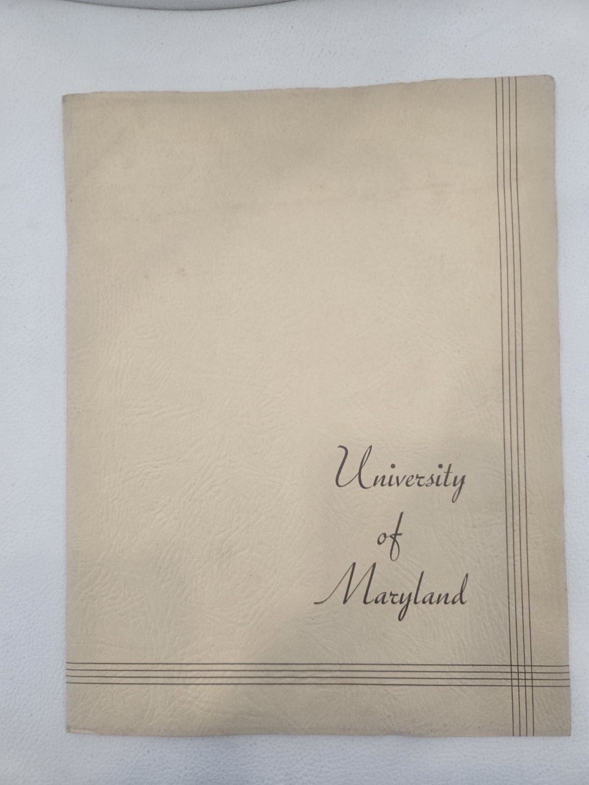 1936 University of Maryland Official Publication College Park Photos UMD Byrd