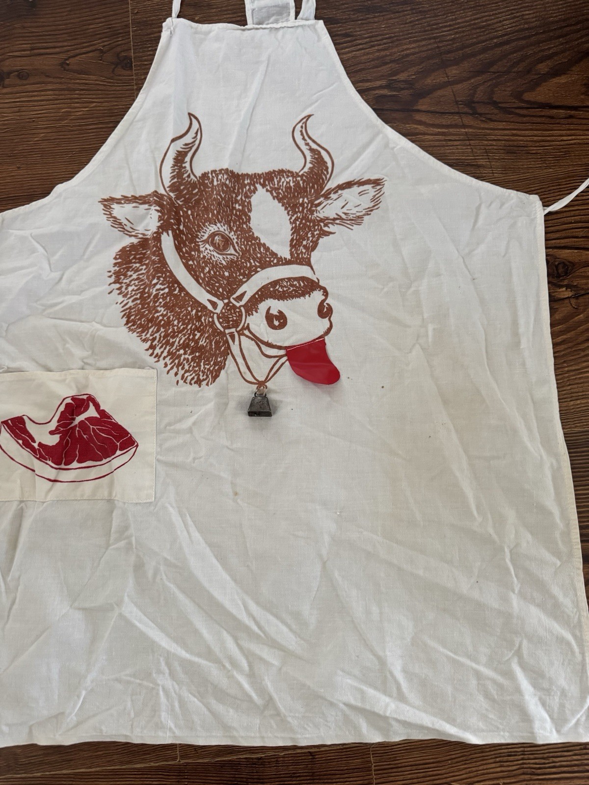 Vintage cow apron