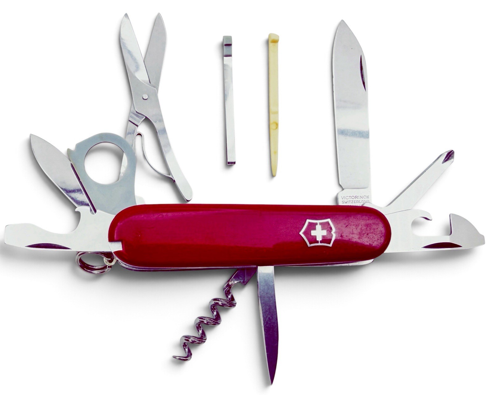 Vintage Pre-1991 Victorinox Explorer Swiss Army Knife Magnifying Glass No Hook