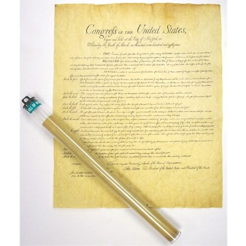BILL OF RIGHTS FULL SIZE REPLICA ANTIQUED PARCHMENT 23 X 29 NEW 