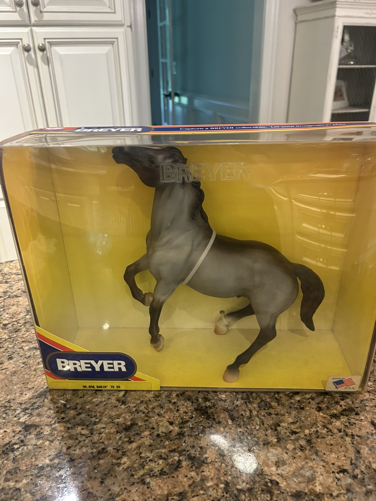 Breyer Semi Rearing Mustang Rarin’ To Go #896 1994-1995 New In Box