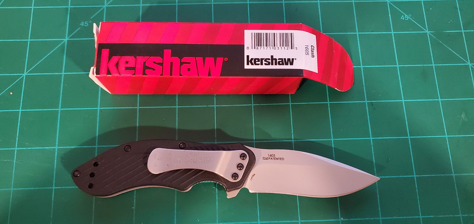 NIB Kershaw Clash 1605 Assited Opening Linerlock Folding Pocket Knife - NEW