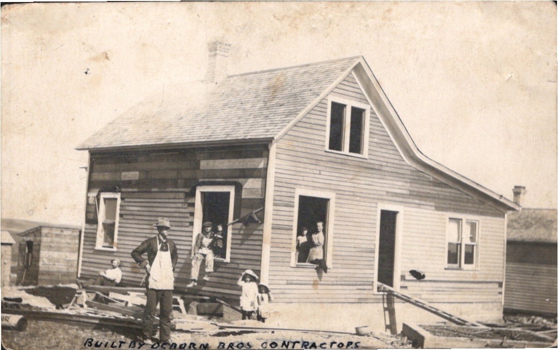 RPPC 1910S Home Builders Deborn Bros Construction New home real Photo