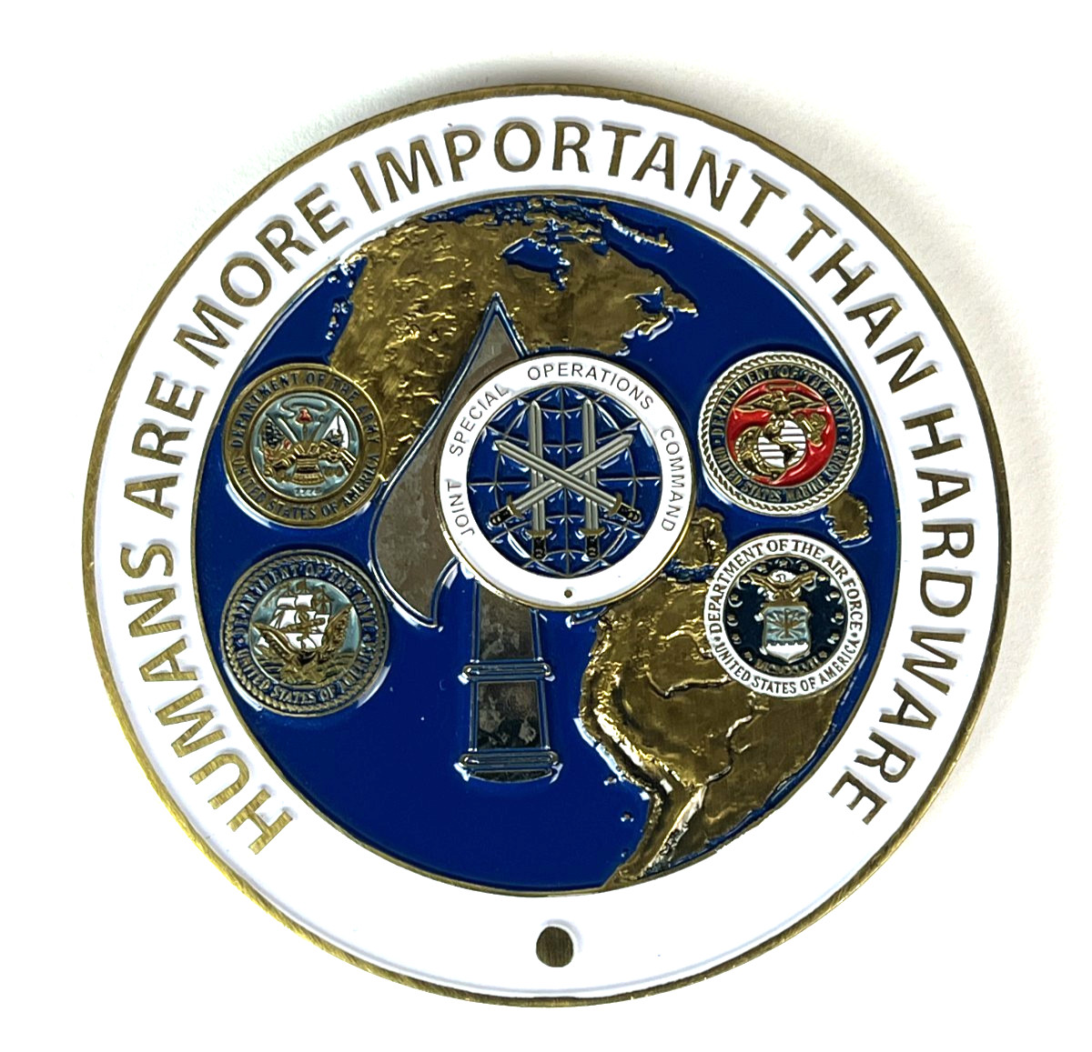 Joint Special Operations Command Team JSOC Challenge Coin Important Humans
