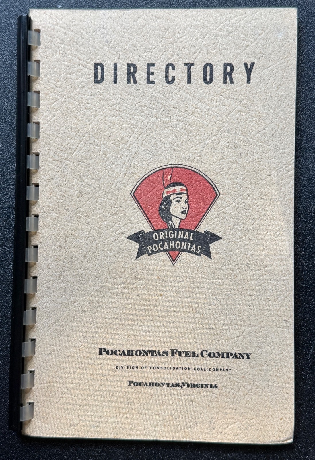 Pocahontas Fuel Company Directory - Virginia Coal Mining - 1958 -  - EX