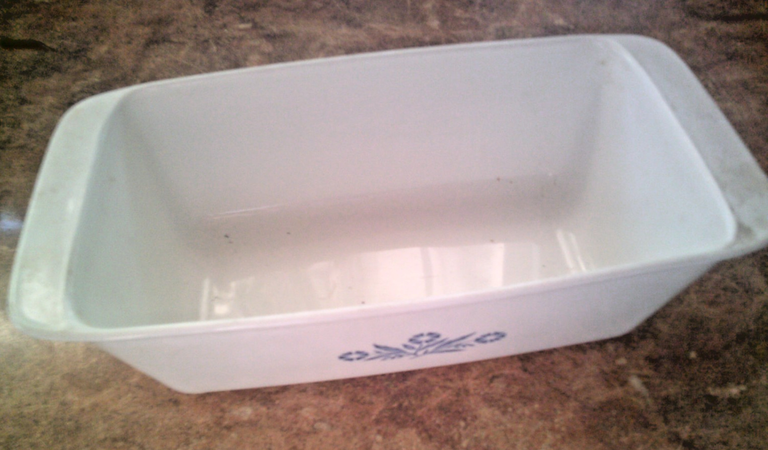 Vtg P315-B Corning Ware Cornflower Blue  2 Qt Loaf Pan-9x5x3 Inches VGC
