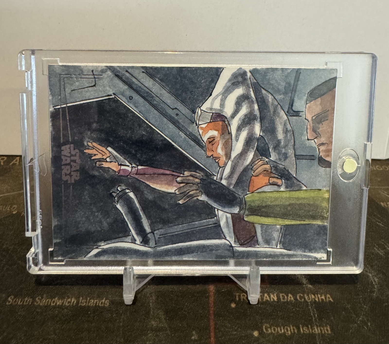 2026 Topps Chrome Star Wars Galaxy Barry Renshaw Ahsoka Sketch Card 1/1