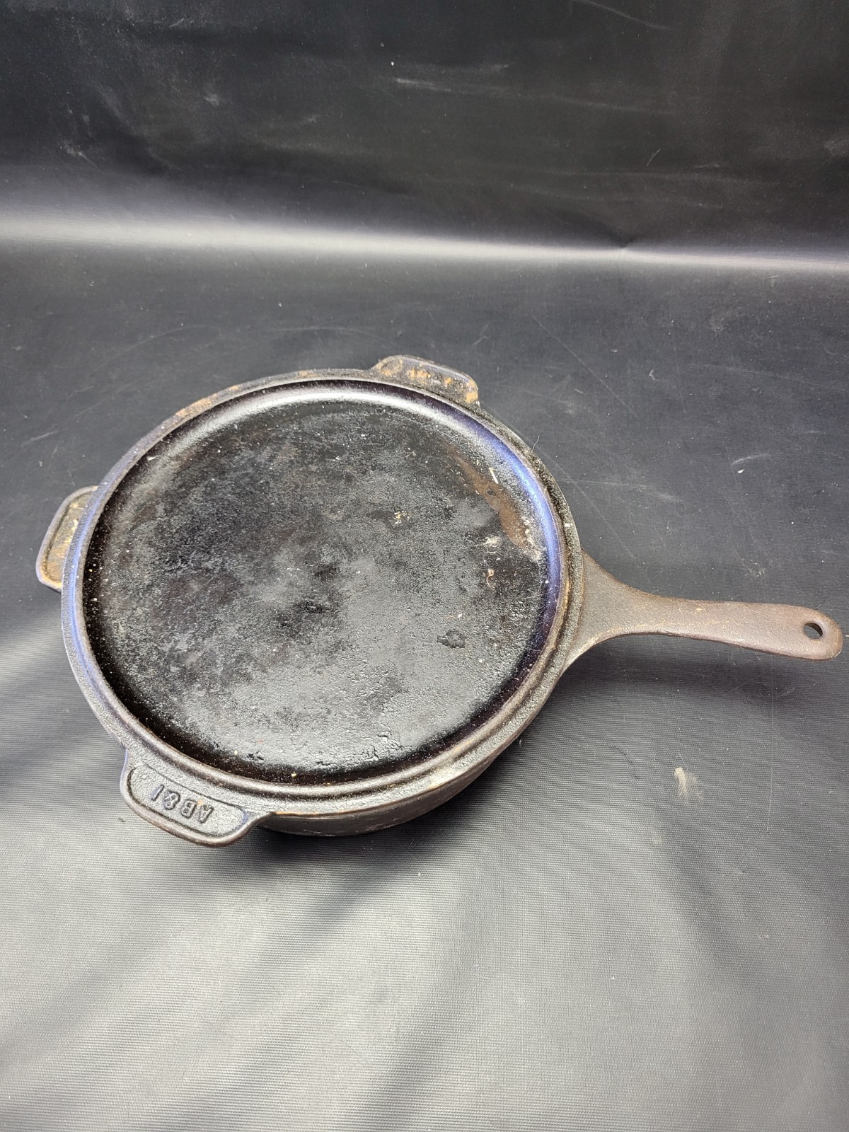 Vintage AB&I Cast Iron Dutch Oven With Skillet Lid American Brass Iron Pot