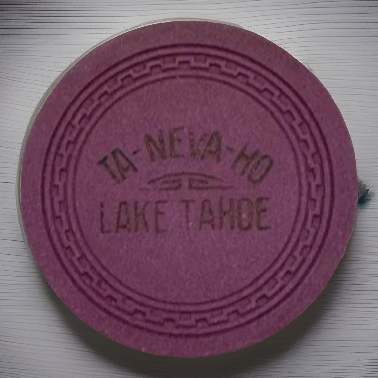 TA-NEVA-HO CASINO LAKE TAHOE NEVADA $5 CHIP 1940-