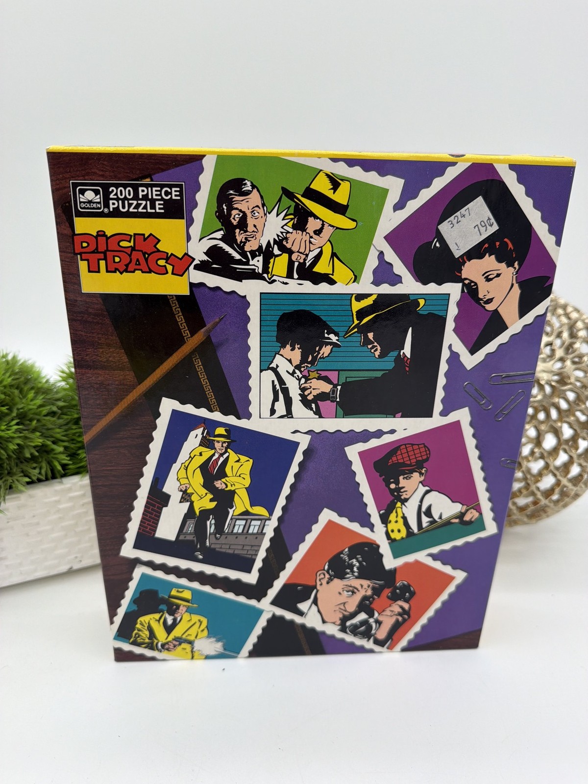 Vintage Dick Tracy 200 Piece Jigsaw Puzzle Golden Boxed Disney 1990 Film