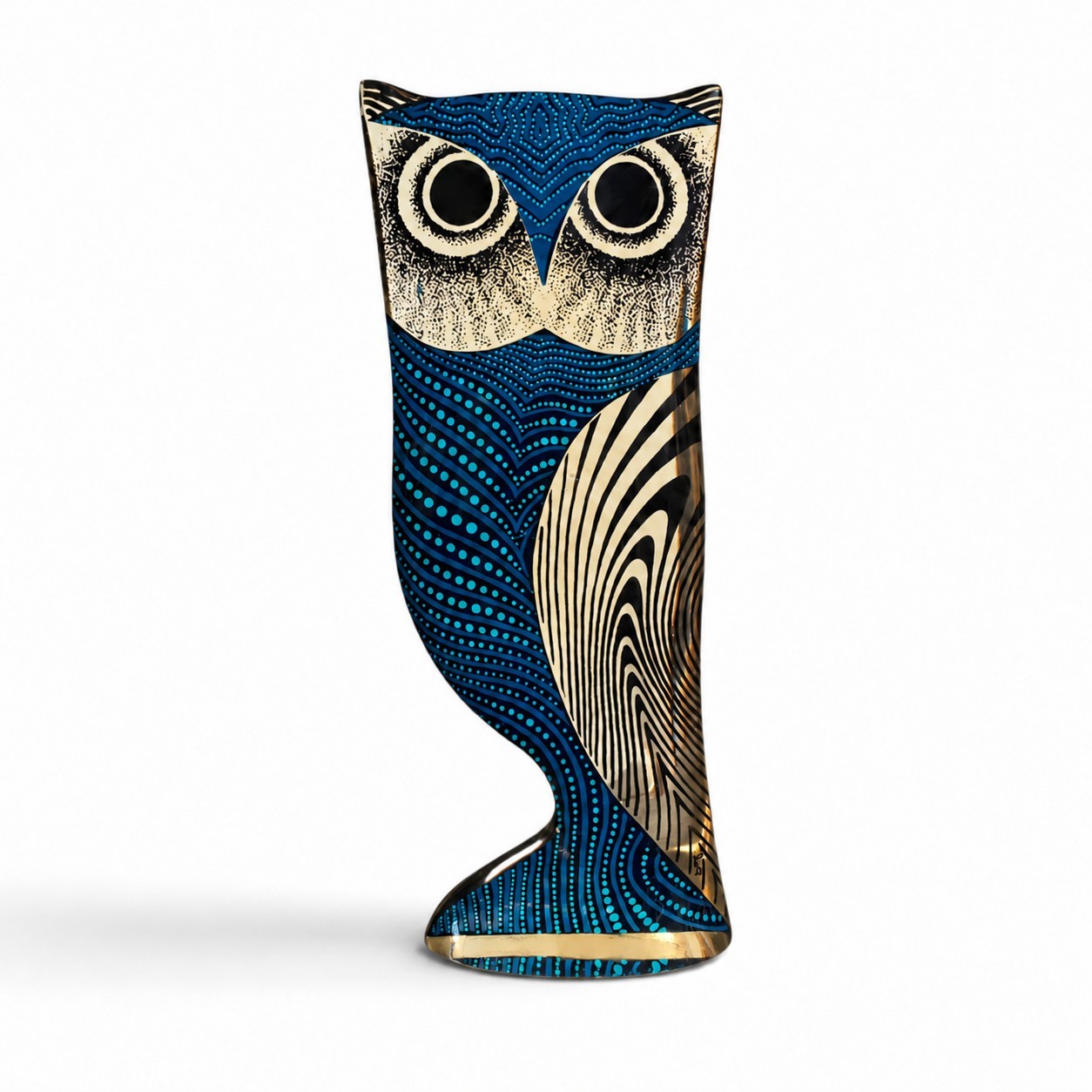 Vintage Abraham Palatnik Lucite Owl Sculpture 10