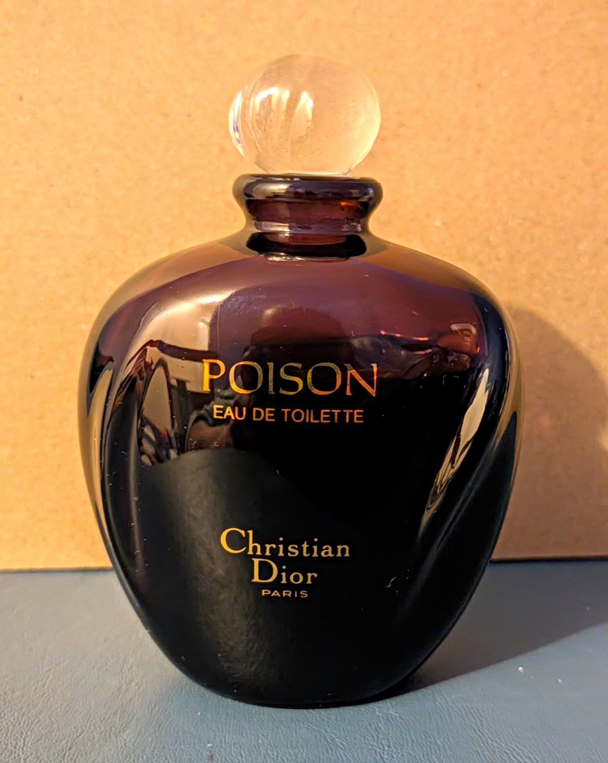 Vintage 1989 Christian Dior Poison EDT 100ml Splash 30 Ave Hoche Batch 9205D 