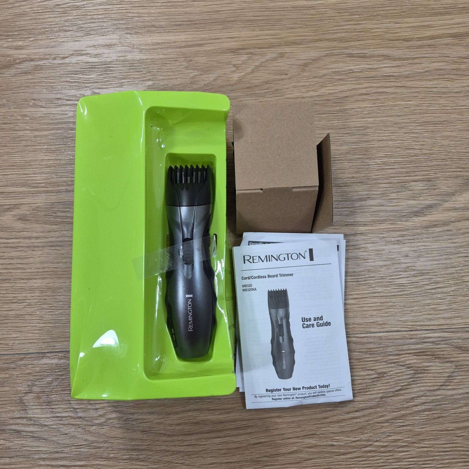 Remington MB320C Barba Beard Trimmer Cordless Rechargeable Ceramic Blades
