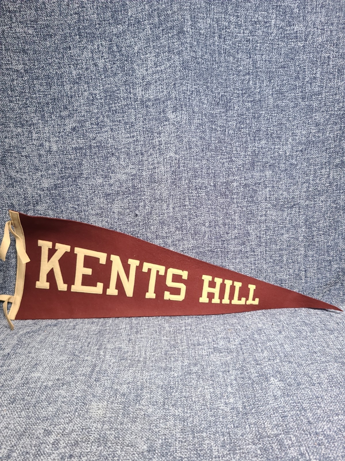 Ultra Rare Vintage Kents Hill School Felt Pennant Maine Prep Boarding Alumni