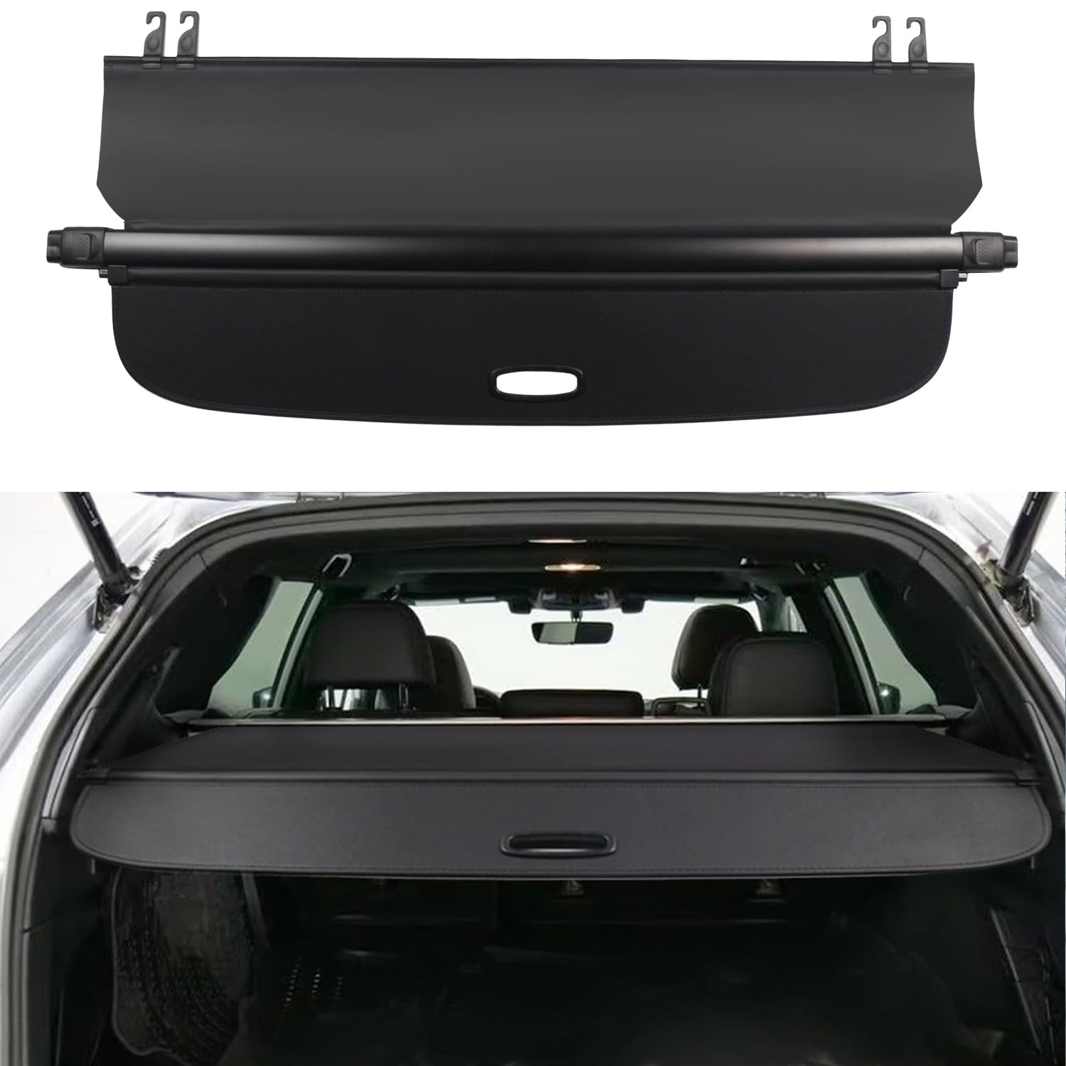 Rear Retractable Cargo Cover For Subaru Outback 2020-2025 Black Trunk Shade