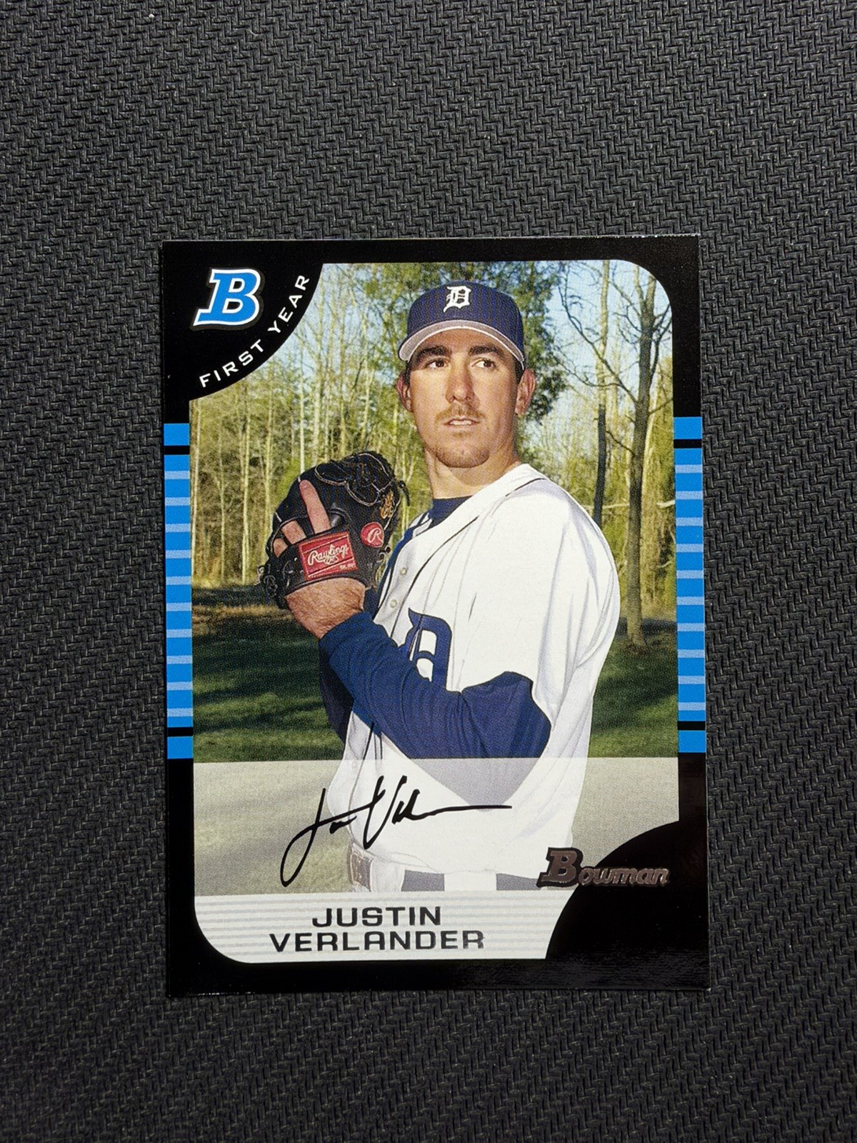 2005 Bowman Justin Verlander #174 First Year Rookie RC Detroit Tigers
