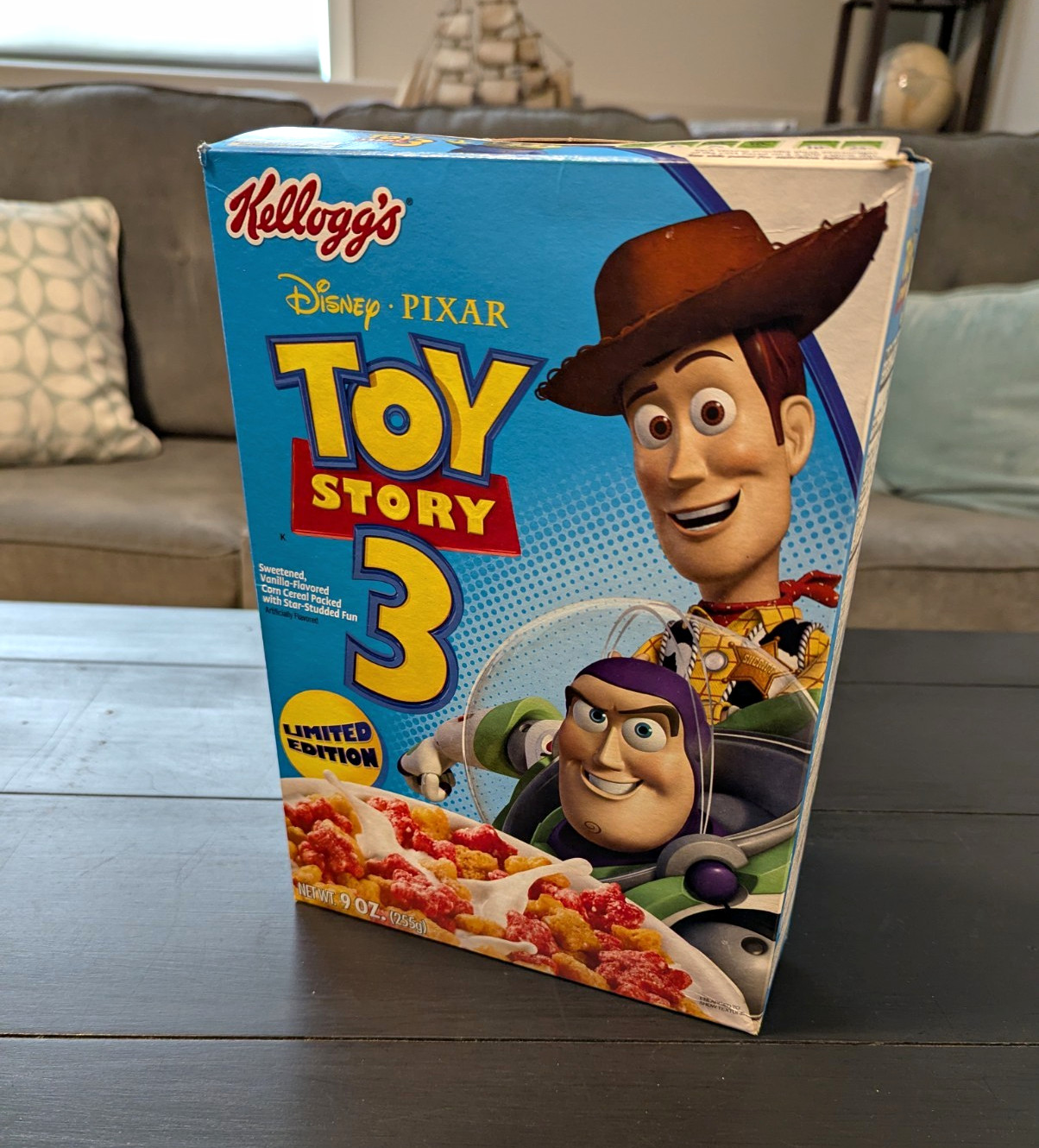 Rare Toy Story 3 Kellogg Limited Edition Cereal Box