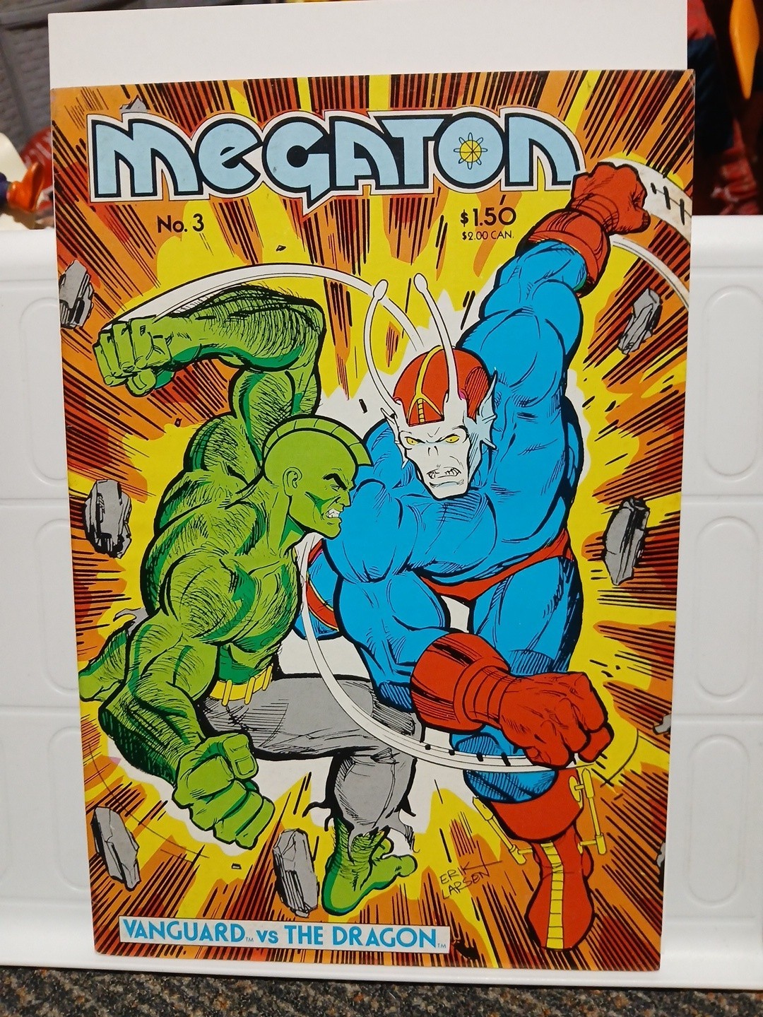 Megaton # 3 Comic Book Single Issue 1986 1st Savage Dragon Erik Larsen Key Issue