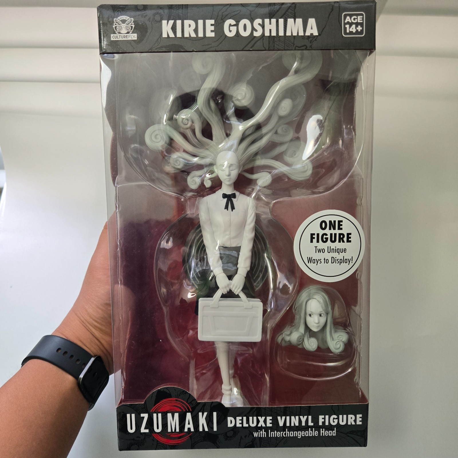 CultureFly Uzumaki Kirie Deluxe Vinyl Figure Swappable Heads New Collectible