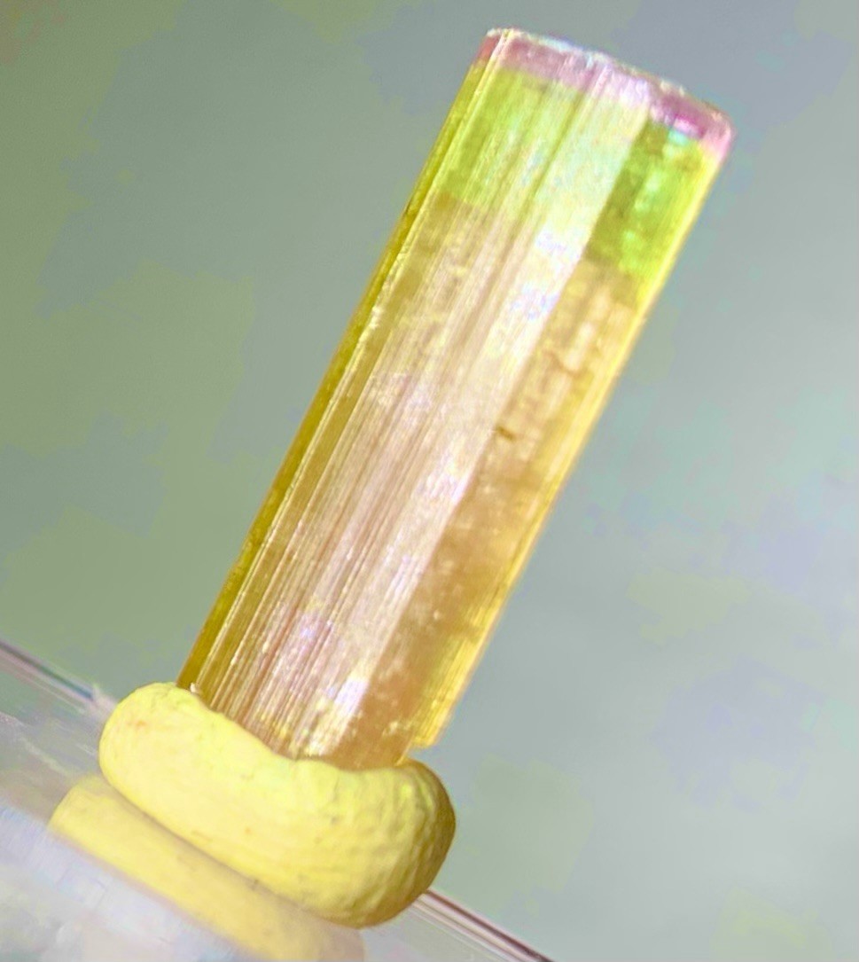 Rare Multi Color Orange Tourmaline Crystal Natural Raw Specimen Untreated