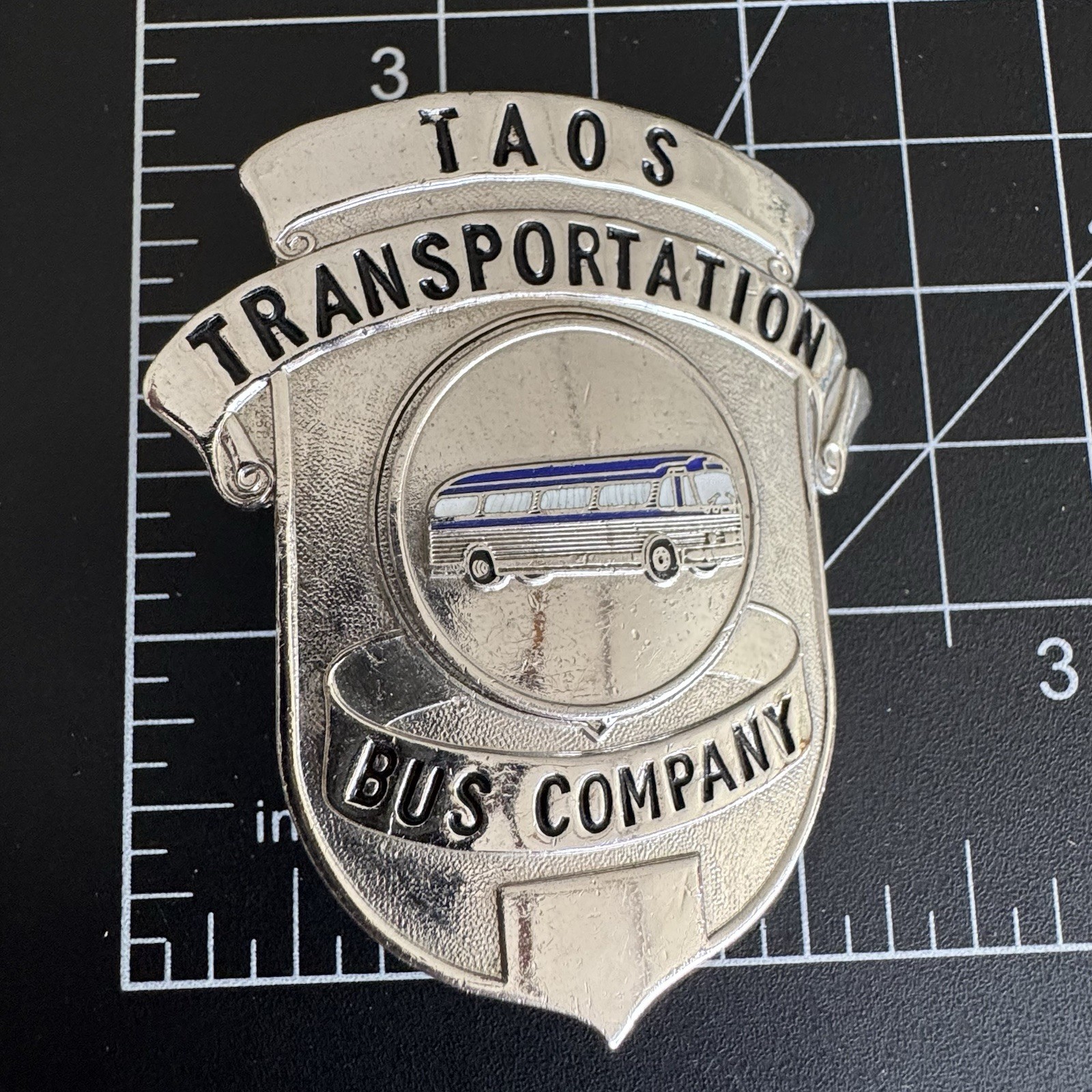 Taos New Mexico Transportation Bus Company- Motor Coach Hat Emblem