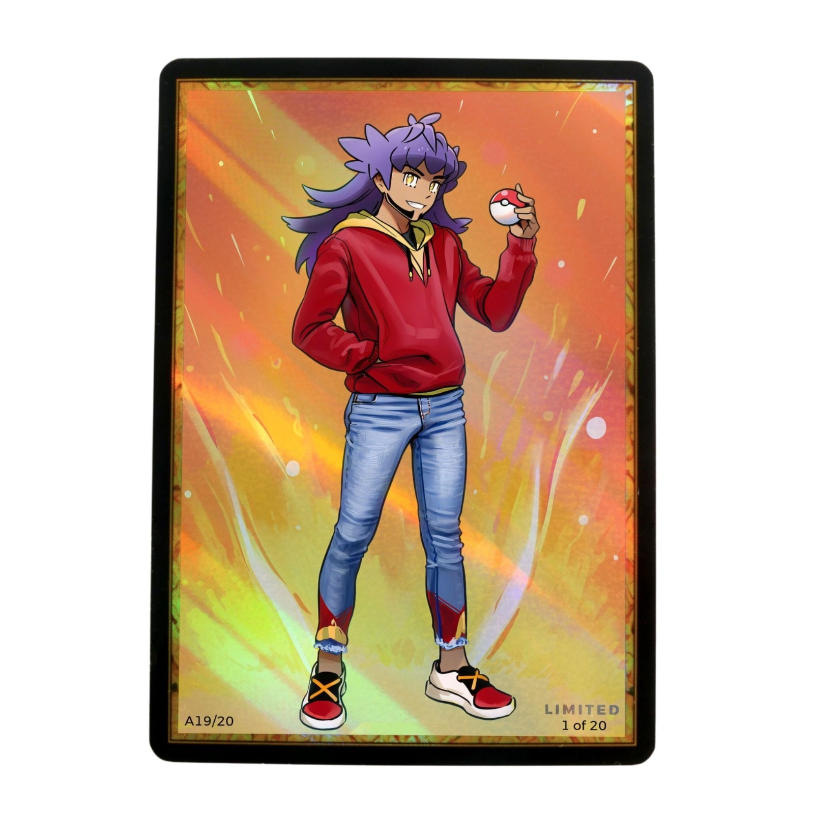 Pokemon Leon (Alt Art) Custom Art Card Holo Limited /20 PokeTrainerVerse