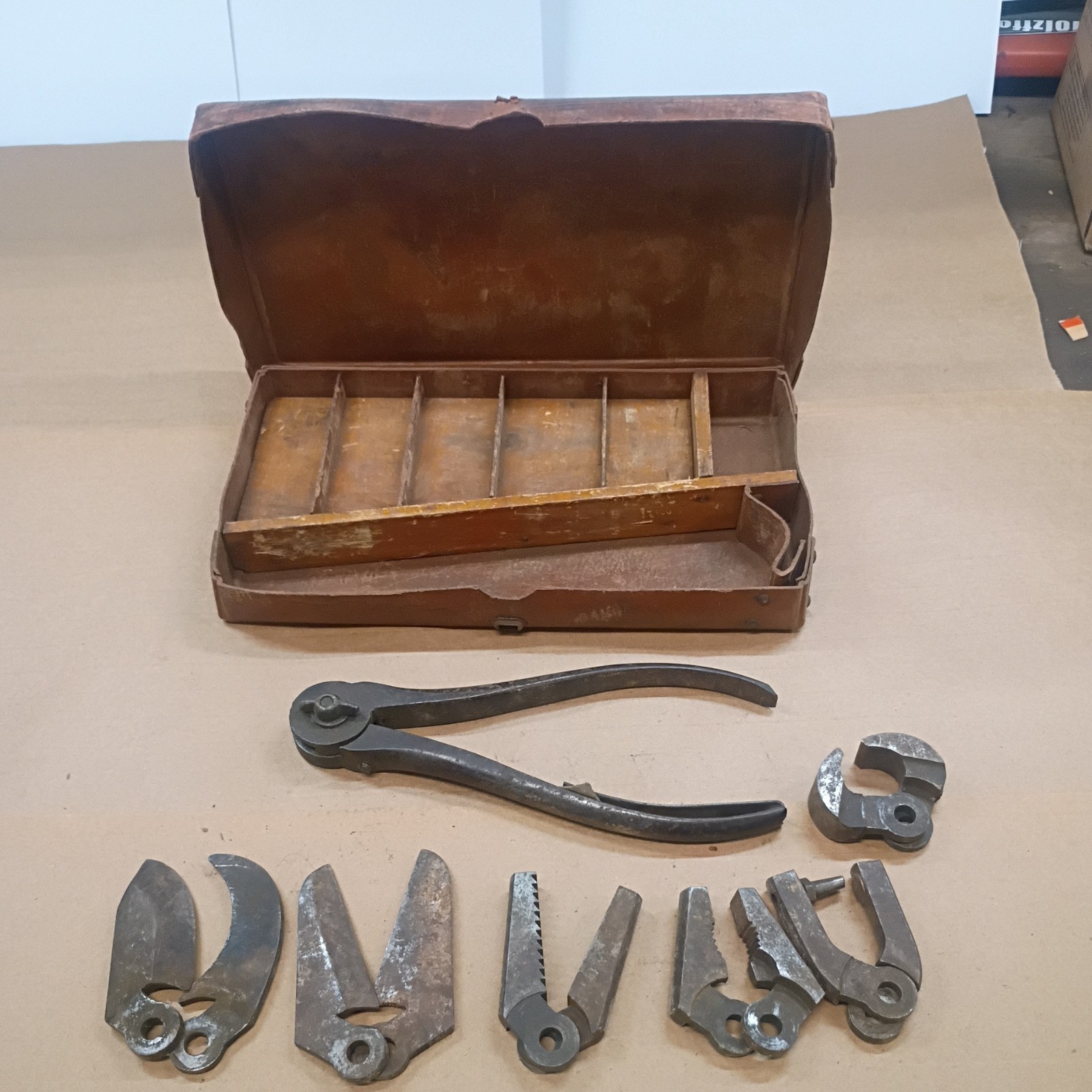 Antique Currier-Koeth Kombination Tool Kit  Made in Coudersport, PA
